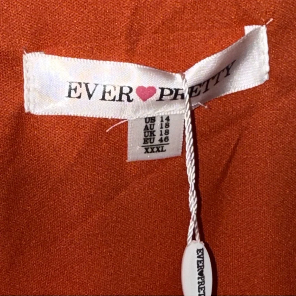 EVER PRETTY ever LEORA A-Line Pleated Tie-Waist Evening Dress Size 14 NWT - Picture 5 of 14